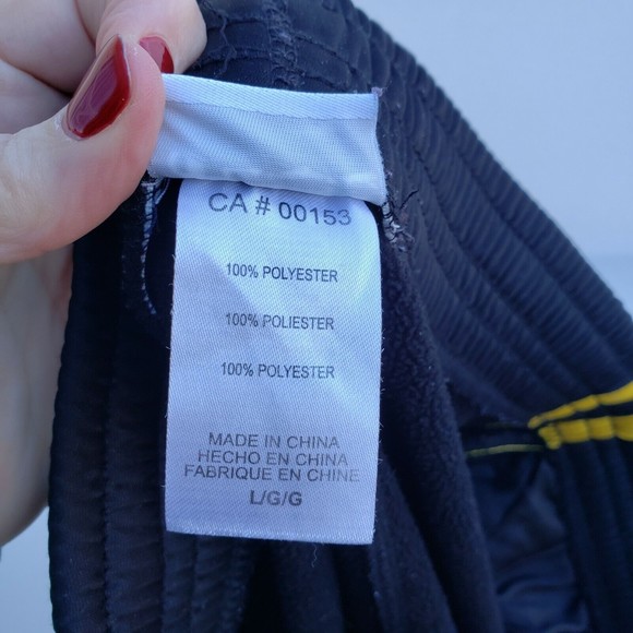 Vintage Women's Champion Track Joggers Mizzou Tigers Black & Gold Pockets - Picture 4 of 7